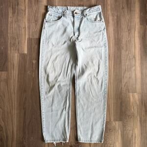 Vintage Levi's 550 Jeans 34x32 Light Wash USA Made Relaxed Fit Straight Leg